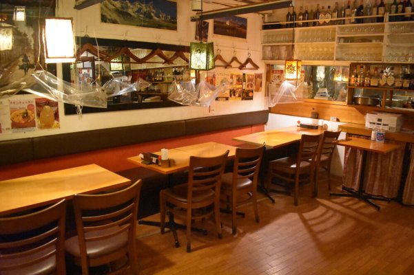 Inside the store