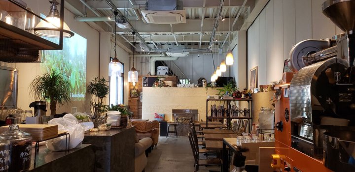 Inside the store