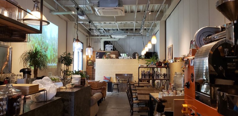 Inside the store