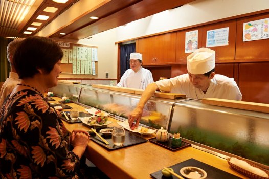 A long-established sushi restaurant founded in 1955