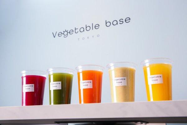 Vibrantly colored fresh drinks