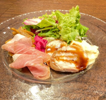 Example of a course meal