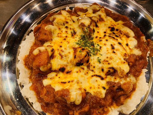 Original curry made with anchovies from Ibuki Island