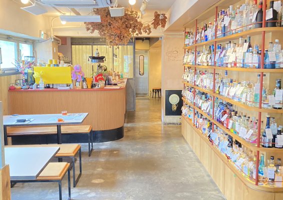 Inside the store