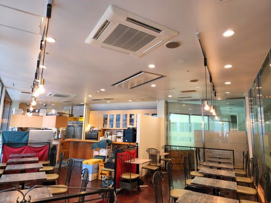 Inside the store