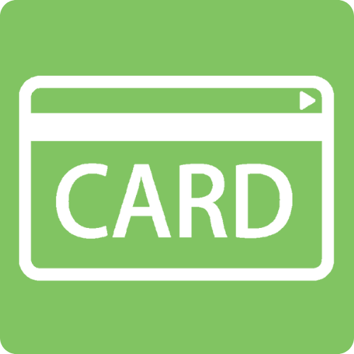 Credit cards accepted