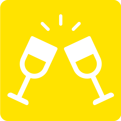 Parties and banquets allowed